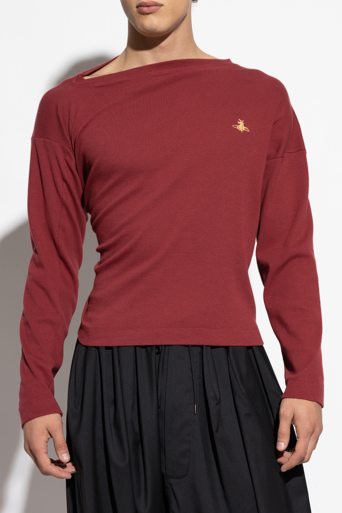 Red Ribbed logo top Vivienne Westwood - Vitkac Australia
